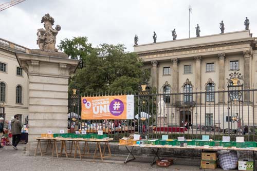 Bookstalls on the University Square